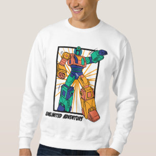 Giant Warrior Robot: Unlimited Adventure Sweatshirt