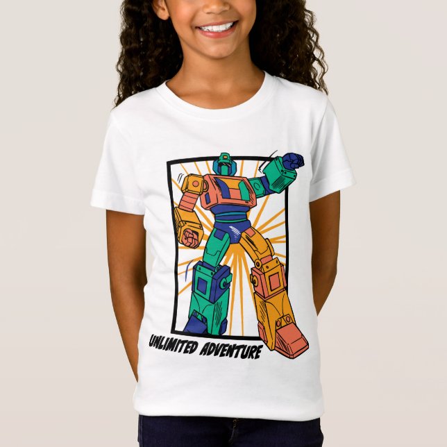 Giant Warrior Robot: Unlimited Adventure T-Shirt (Front)