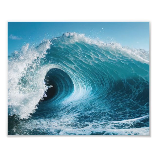 Giant Wave Photo Print (Front)