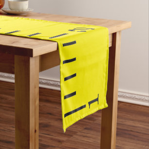 Giant Yellow Tape Measure - Table Runner