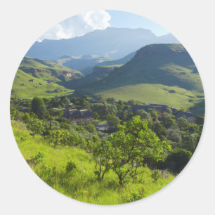 Giant's Castle, Ukhahlamba / Drakensberg Park Classic Round Sticker