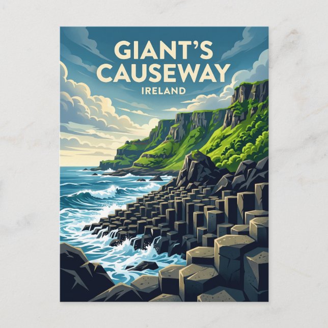Giant's Causeway Ireland Postcard (Front)