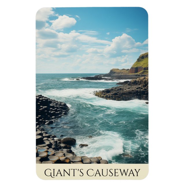 Giant's Causeway | Northern Ireland Art  Magnet (Vertical)