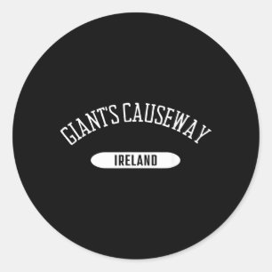 Giants Causeway Shirt Clic Style Giants Causeway Classic Round Sticker