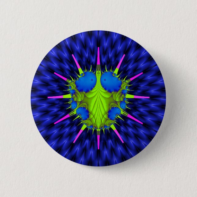 Giardia Bug 6 Cm Round Badge (Front)