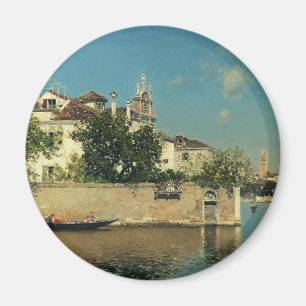 Giardino del Palazzo Vendramin in Venice Magnet