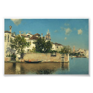Giardino del Palazzo Vendramin in Venice Photo Print