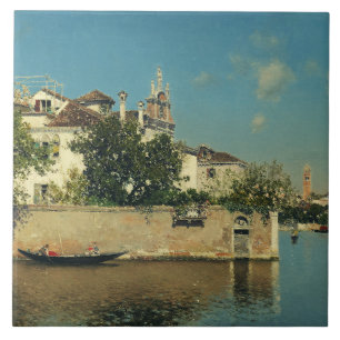 Giardino del Palazzo Vendramin in Venice Tile