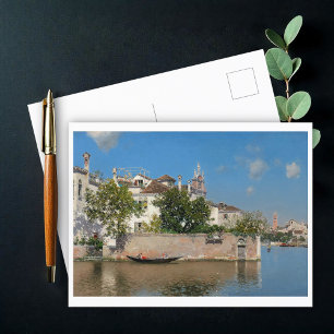 Giardino del Palazzo Vendramin, Martin Rico  Postcard