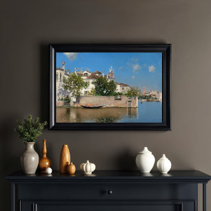 Giardino del Palazzo Vendramin, Martin Rico Poster