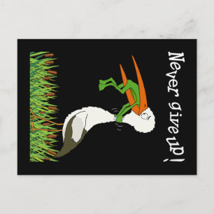 Gib niemals auf ! postcard