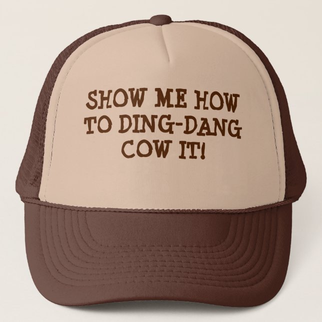 GIBBERISH HAT - DING DANG COW IT! (Front)