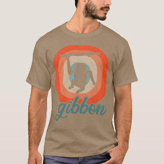 Gibbon Animal Lover Pirate Monkey Animals Motif bo T-Shirt