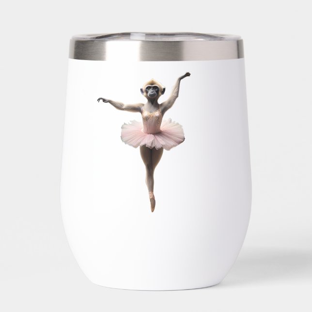 Gibbon Ballet Dancer In A Tutu, (Back)