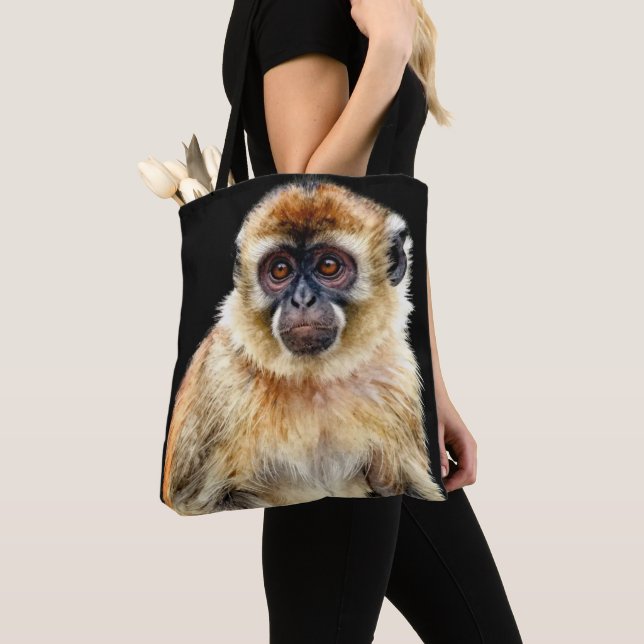 Gibbon Tote Bag (Close Up)