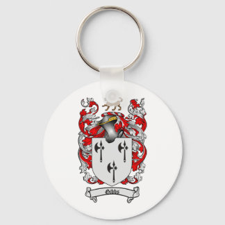 GIBBS FAMILY CREST -  GIBBS COAT OF ARMS KEY RING