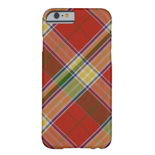 Gibbs/Gibson Tartan iPhone 6/6S Barely There Case-Mate iPhone Case (Back)