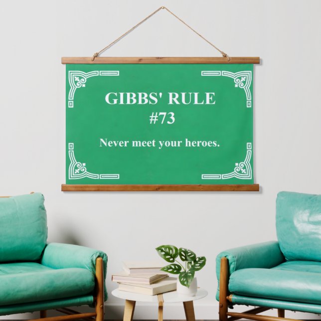 Gibbs' rule 73 hanging tapestry (Living Room)