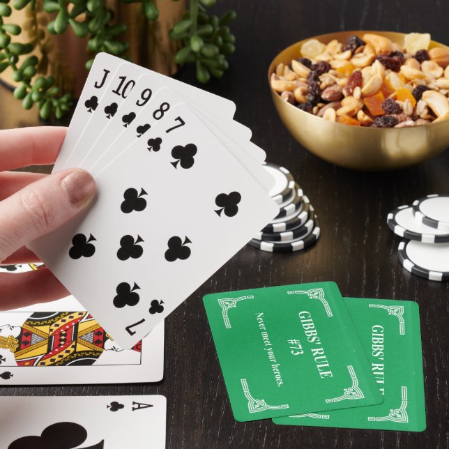 Gibbs' rule 73 playing cards (In Situ)