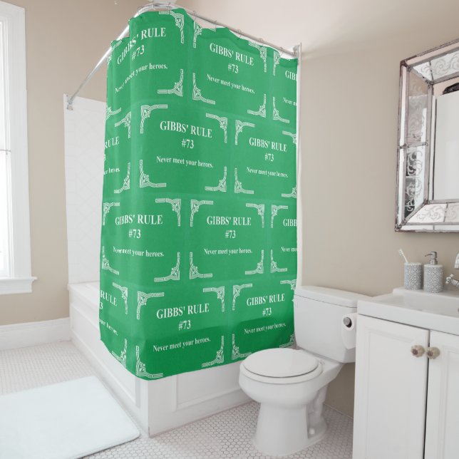 Gibbs' rule 73 shower curtain (In Situ)