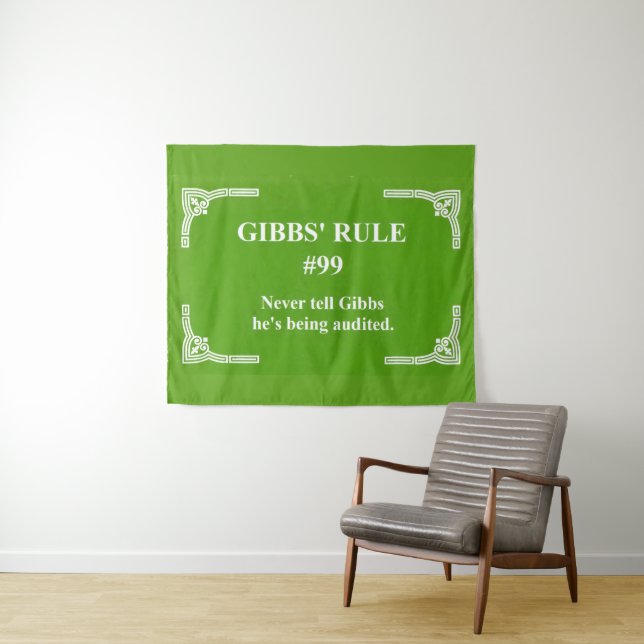 Gibbs' rule 99 tapestry (In Situ (Horizontal))