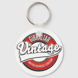 Gibraltar British Overseas Territory logo Key Ring