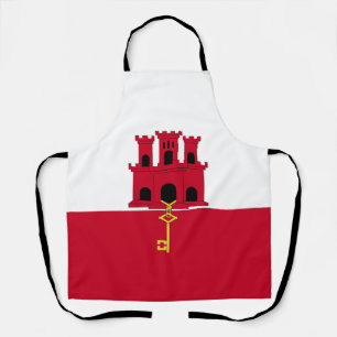 Gibraltar flag apron