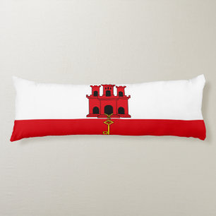 Gibraltar Flag Body Cushion