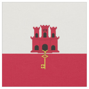 Gibraltar flag fabric