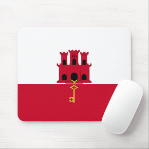 Gibraltar flag mouse pad