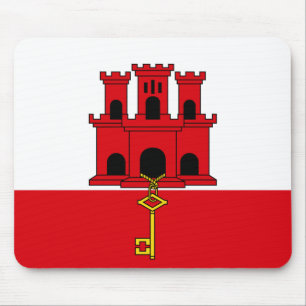 Gibraltar Flag Mouse Pad