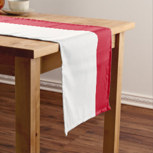 Gibraltar flag short table runner