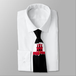 Gibraltar flag tie