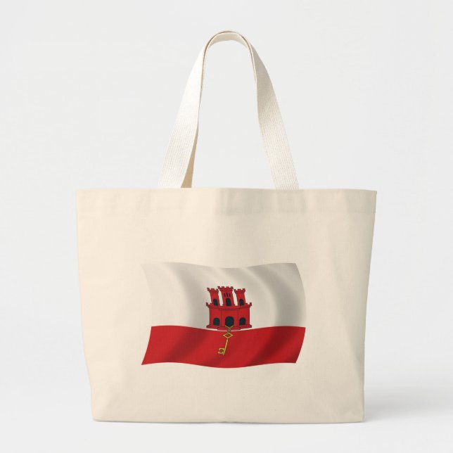 Gibraltar Flag Tote Bag (Front)