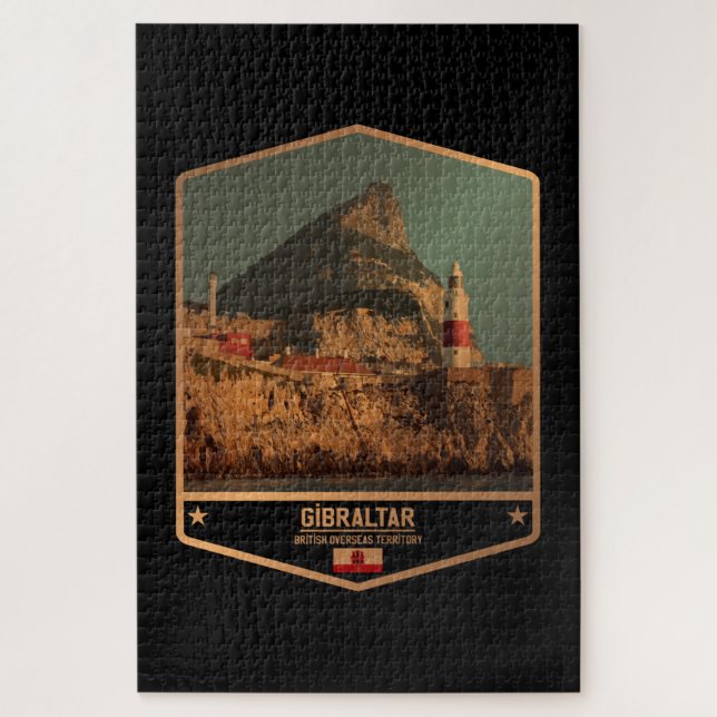 Gibraltar Jigsaw Puzzle (Vertical)