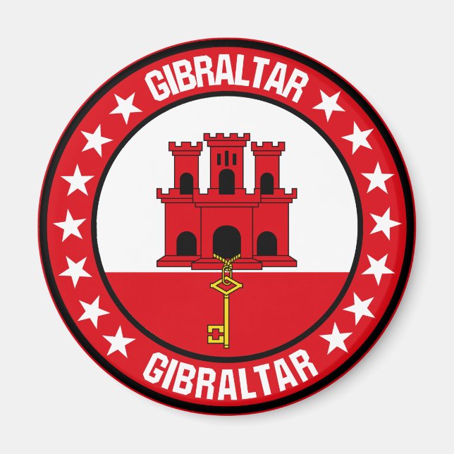 Gibraltar                                          magnet (Front)