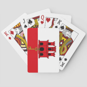 Gibraltar National World Flag Playing Cards