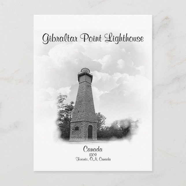 Gibraltar Point Lighthouse - Ontario, Canada Postcard (Front)