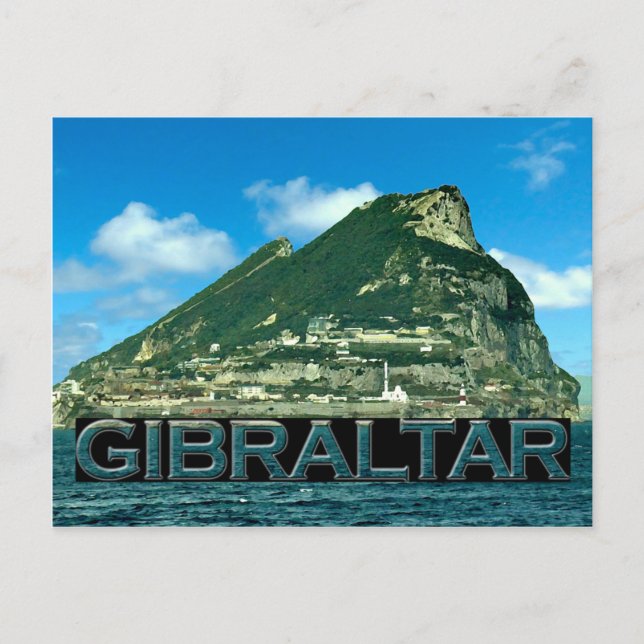 Gibraltar Postcard (Front)