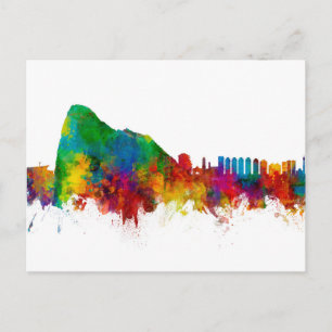 Gibraltar Skyline Postcard