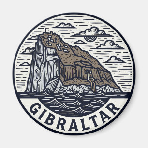 Gibraltar Travel Magnet