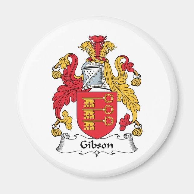 Gibson Family Crest Magnet (Front)
