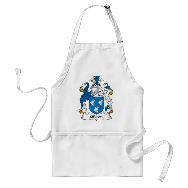 Gibson Family Crest Standard Apron (Front)