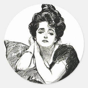 Gibson Girl Sticker