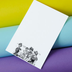 Gibson Girls at the Beach Stationery