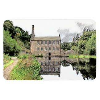 Gibson Mill: Artistic Pencil Sketch Magnet