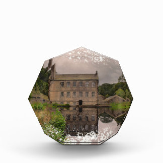 Gibson Mill Reflection - Distressed Watercolour Photo Block