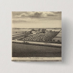 Gibson, Nebraska 15 Cm Square Badge