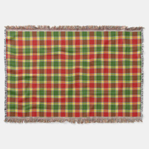 Gibson Tartan Print Throw Blanket