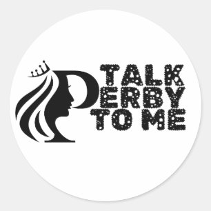 Giddy The F Up Classic Round Sticker